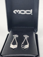 Bar & Shield Dangle Earrings for Harley Davidson (Women's)