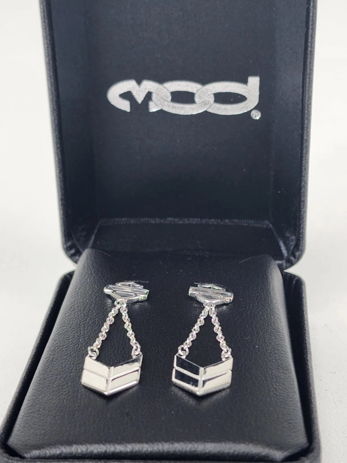Bar & Shield Dangle Earrings for Harley Davidson (Women's)