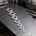 105PCS Stainless Steel Flat Washer Set for Fastening and Assembly
