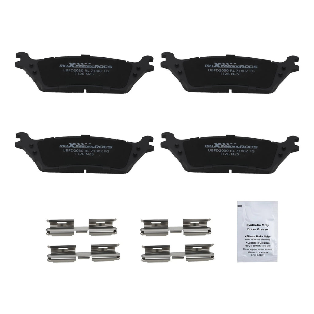 Rear Ceramic Brake Pads Set for Ford F-150 (2012–2020)