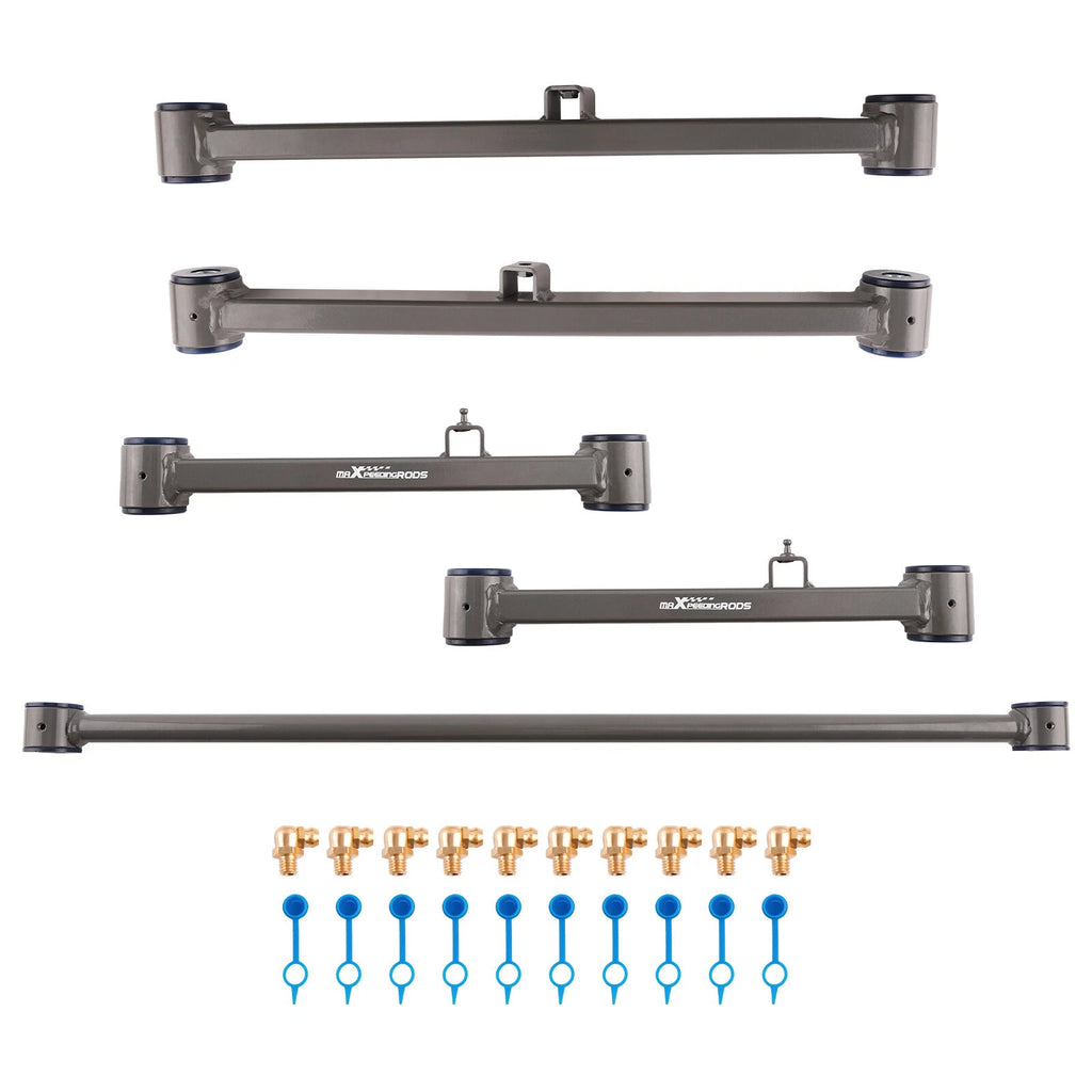 Set of 2 Rear Upper Lower Control Arms & Track Bar for Ram 1500 (2013–2023)