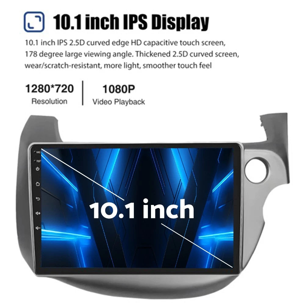 Android 14 Car Stereo 2+32GB for Honda Jazz Fit (2007–2013) GPS CarPlay