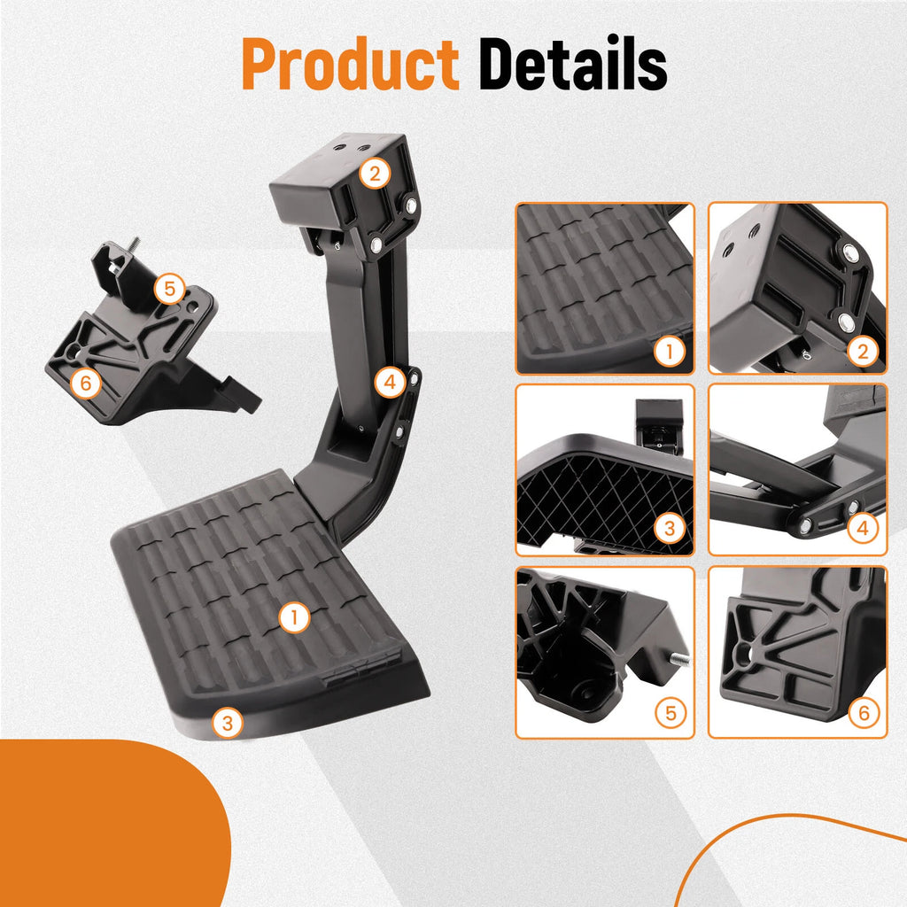 Left Bed Step Assembly for Toyota Tundra (2022-2025)