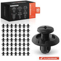 50x Nylon Bumper Hood Fender Splash Guard Clips for Honda 