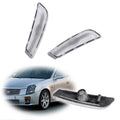 2X Clear Front Bumper Side Marker Lights for Cadillac CTS (2003–2007)