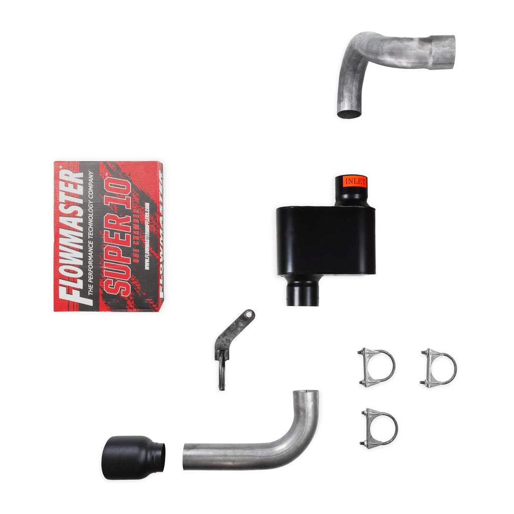 Flowmaster Super 10 2.5" Single Exhaust Kit for Jeep Wrangler (2018–2025)