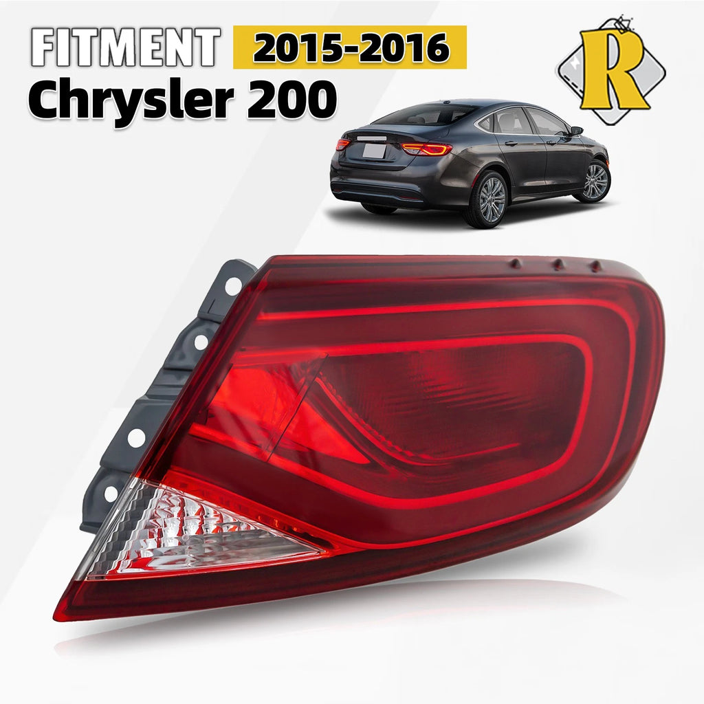 Tail Light Assembly for Chrysler 200 (2015–2016) Right Side 68110362AA