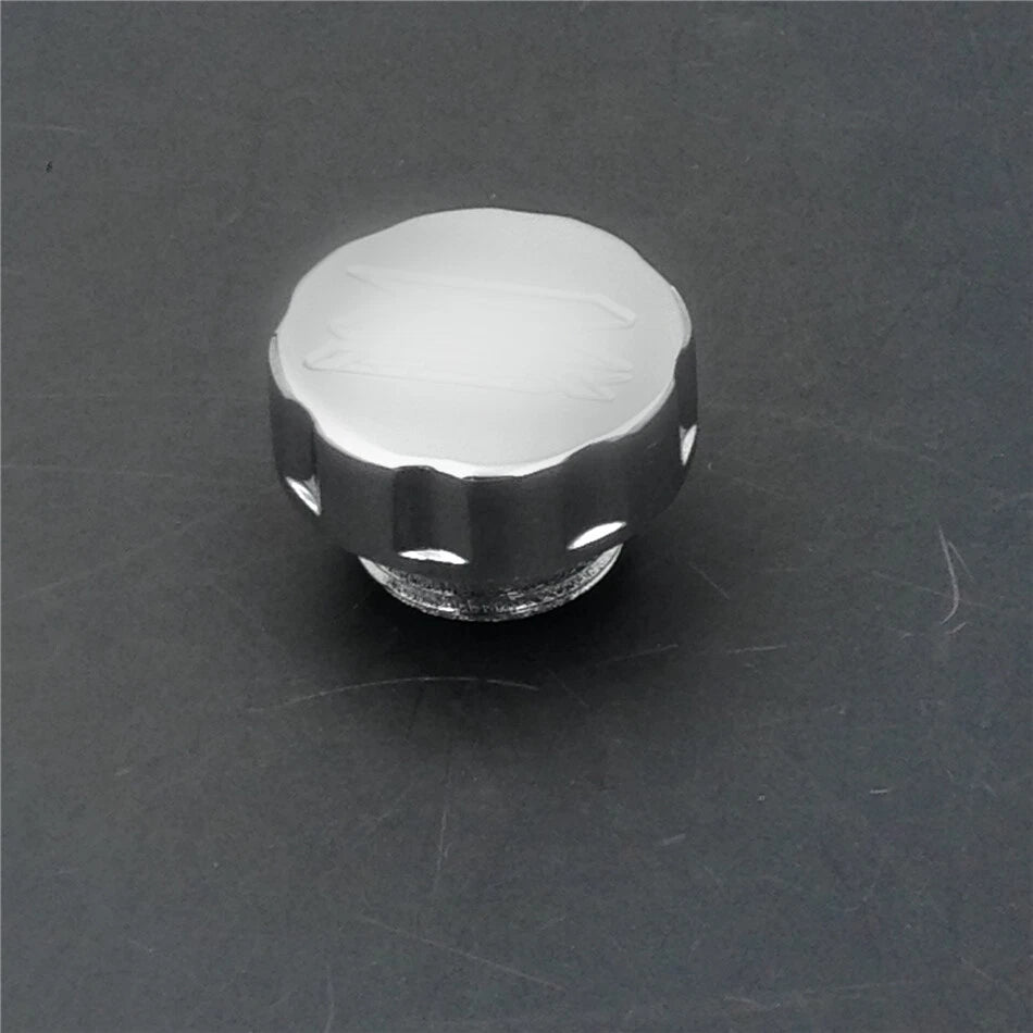 Chrome Fluid Reservoir Cap Cover for Suzuki GSXR 600 750 1000 1100 1300R (1992–2023)