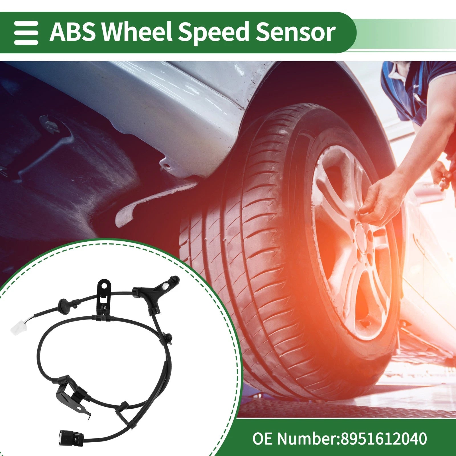 ABS Wheel Speed Sensor No. 8951612040 for Toyota Corolla (2014–2019)