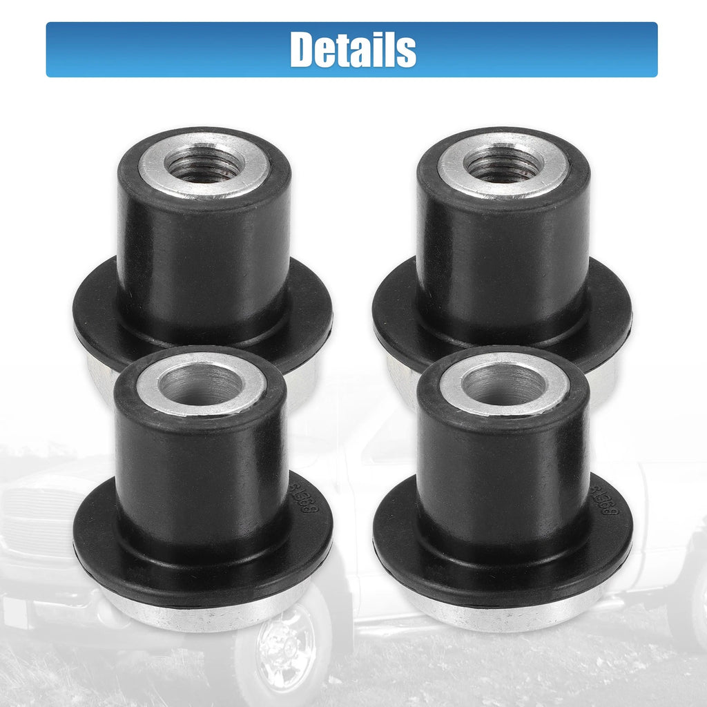 Set of 4 Steering Rack and Pinion Mount Bushings NO. 52106728AC for Dodge Ram