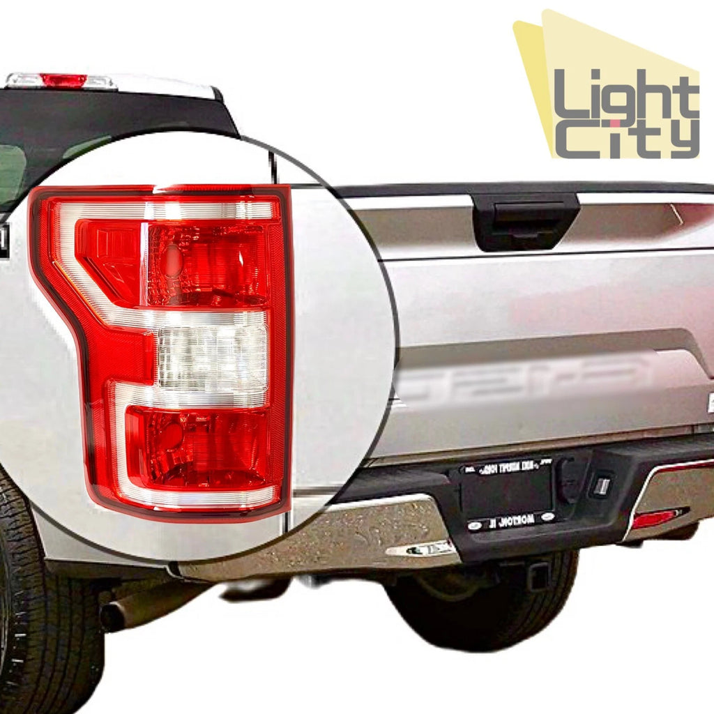 Left Driver Side Halogen Tail Light for Ford F-150 (2018–2020) LH