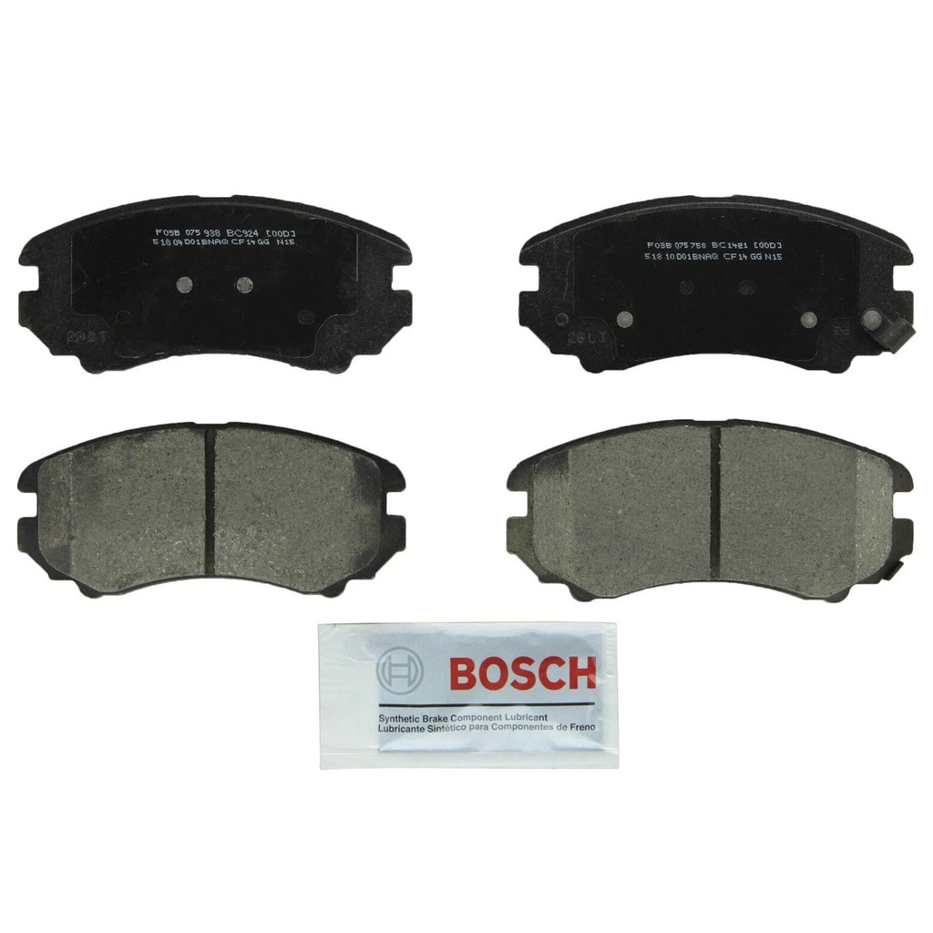 Front Brake Kit Set of 4 Disc Rotors Bosch Ceramic for Buick Chevrolet GMC