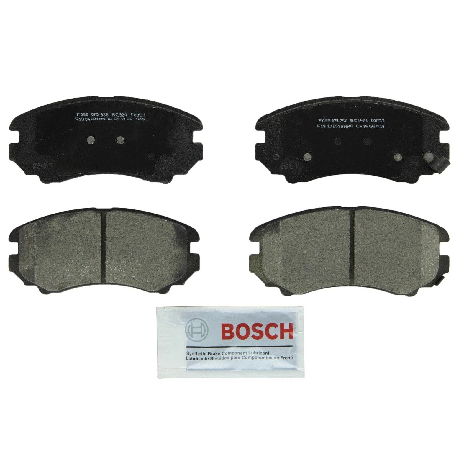 Front Brake Kit Set of 4 Disc Rotors Bosch Ceramic for Buick Chevrolet GMC