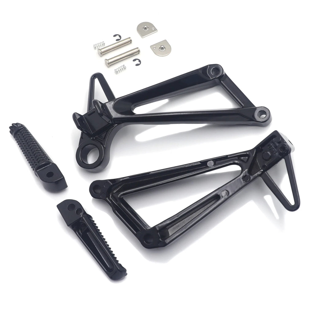Rear Black Passenger Footpeg Footrest Bracket for Yamaha YZFR3 MT03 (2015–2025)