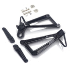 Rear Black Passenger Footpeg Footrest Bracket for Yamaha YZFR3 MT03 (2015–2025)