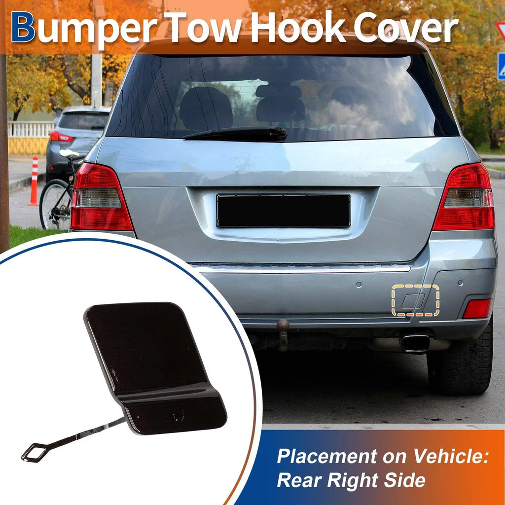 Rear Tow Hook Cover for Mercedes-Benz X204 2010-2012 - Brown