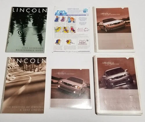Owner's Guide Manual for Lincoln LS (2003)