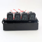 15-Way Blade Fuse Box & 4-Way 12V 40A Relay for Car Truck UTV