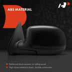 Heated Manual Fold Driver Power Mirror for GMC Sierra 1500, Chevy Tahoe