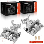 Pair Rear Disc Brake Calipers with Bracket for Ford Focus (2000–2007)