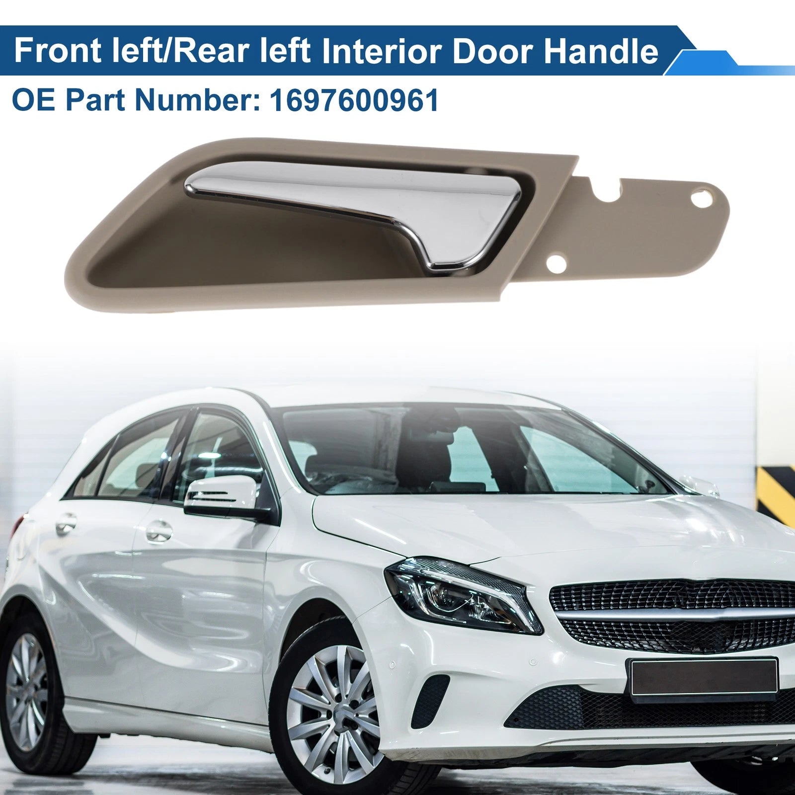 Front Passenger Side Interior Door Handle for Mercedes-Benz A180 (2005–2012) No. 1697600961