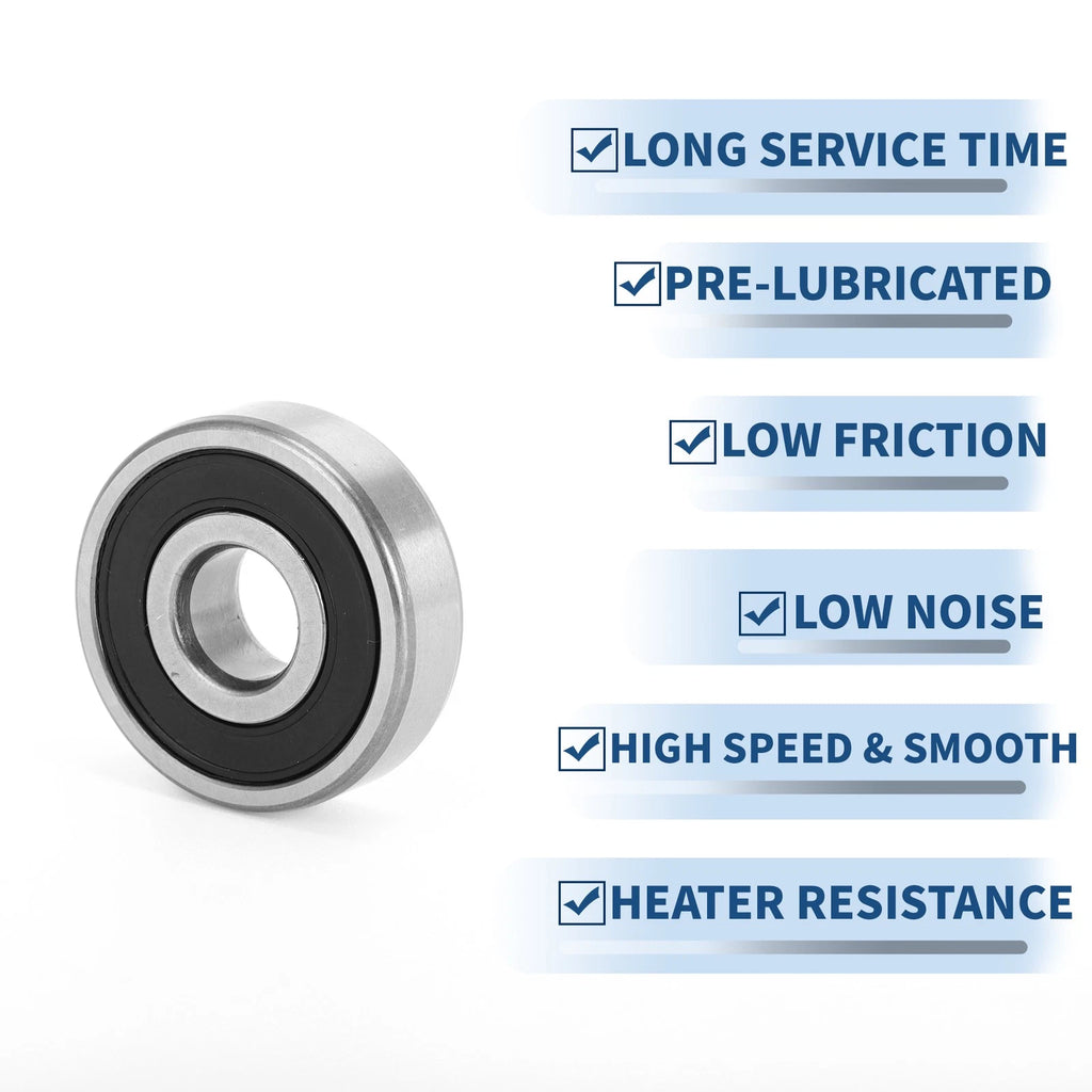 6200DDU Deep Groove Ball Bearing for Scooter Skateboard Wheel (10x30x9mm)