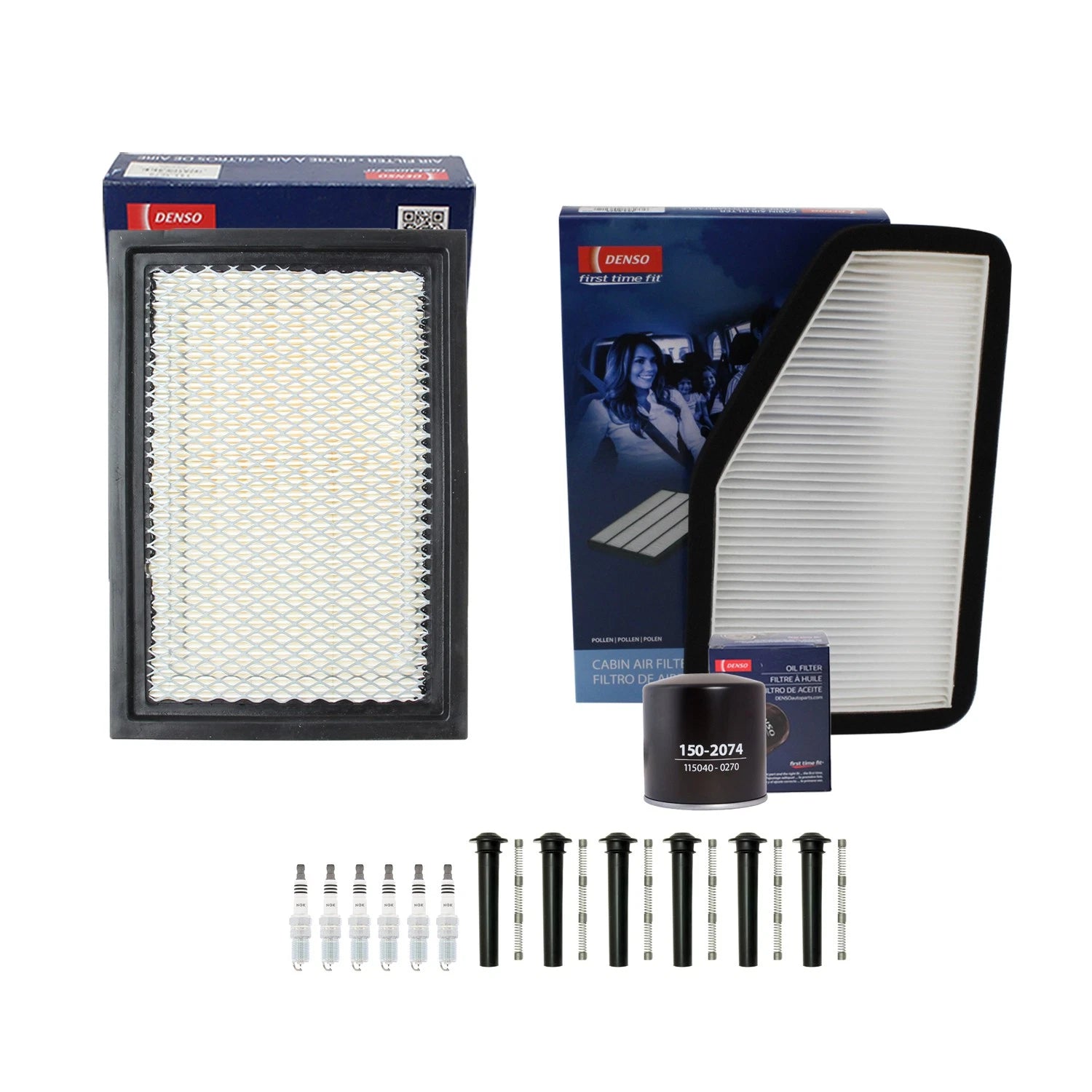 Tune Up Kit with 6 NGK Spark Plugs & Boots for Mazda Tribute (2001–2008)