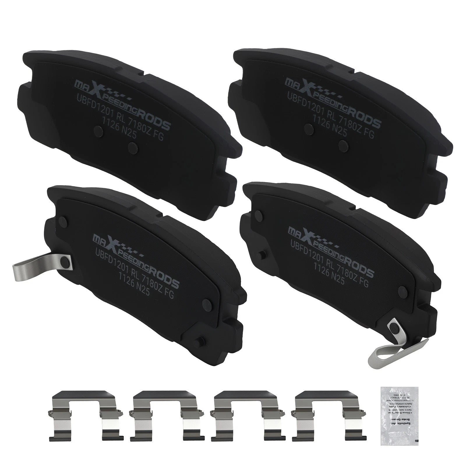 Rear Ceramic Brake Pads for Saturn Vue 2008-2010, Suzuki XL-7 2007-2009