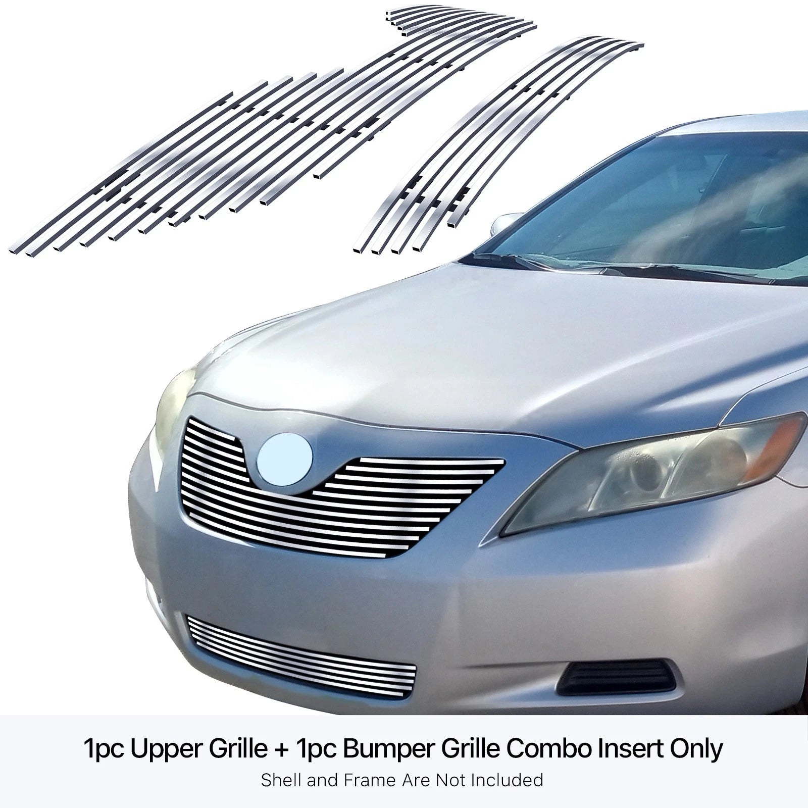 Steel Chrome Billet Grille Insert for Toyota Camry (2007-2009)