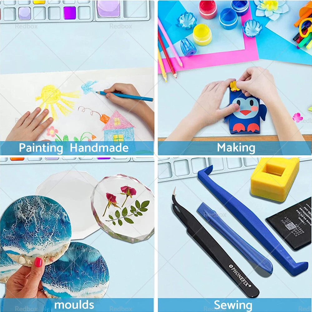 Silicone Art Mat for Crafts and Painting (Non-Stick, 2X)