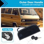 Front Right Outer Door Handle with Keys for VW T4 (1990–2003) 701837206