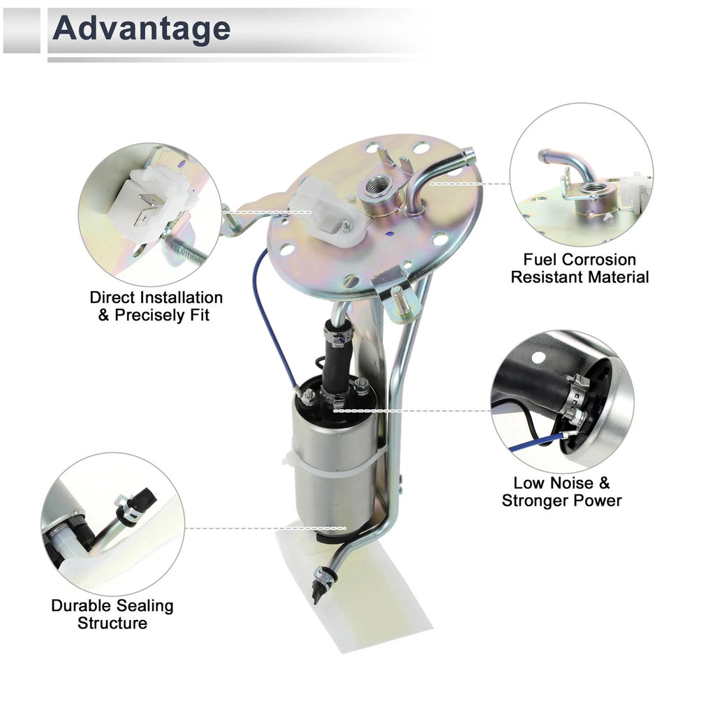 Electric Fuel Pump Assembly for Honda Accord (1990–1993) L4 2.2L No. 17040SM4A30
