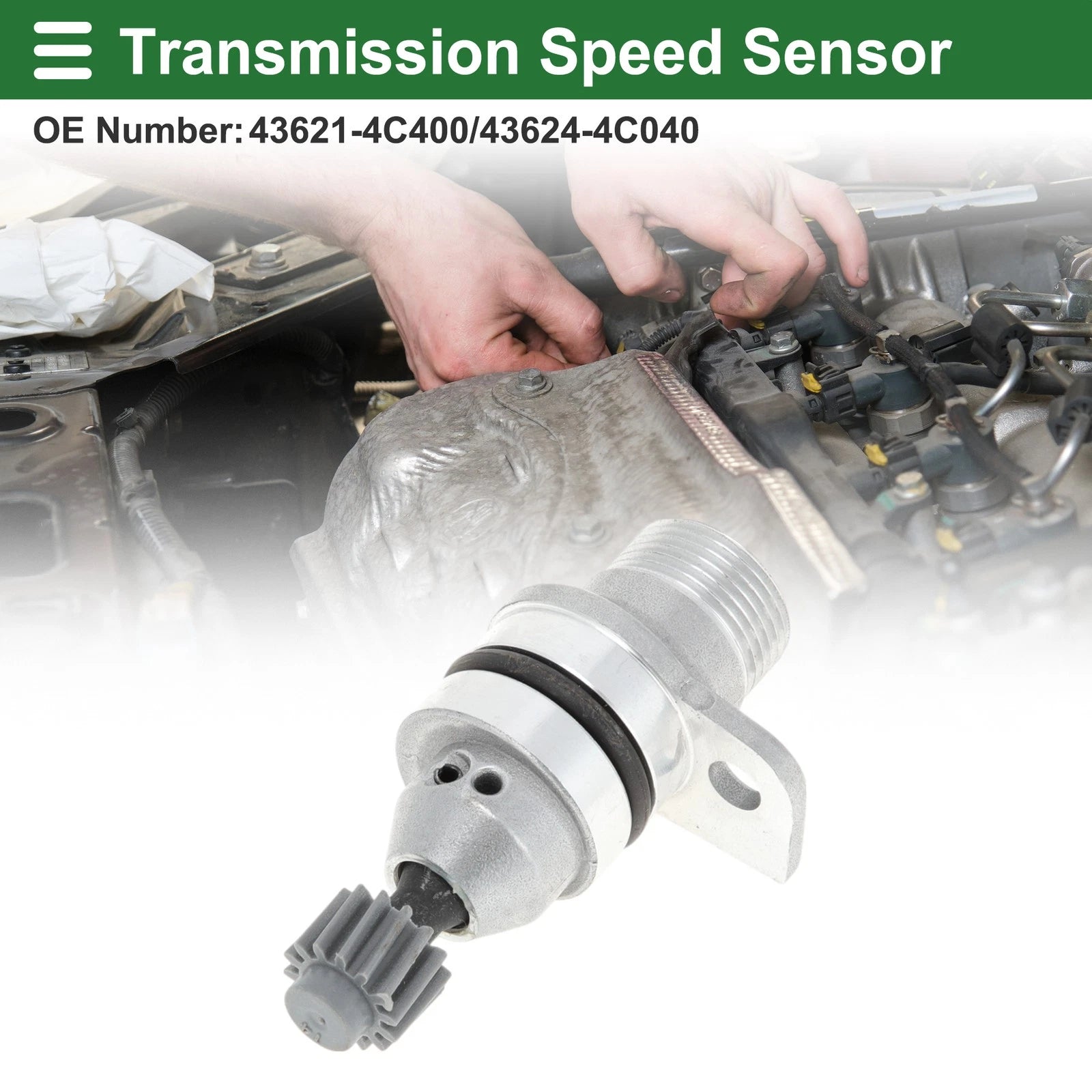 1 Pc Transmission Speed Sensor No.43621-4C400 for Kia Sorento (2005–2006)