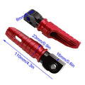 Rear Footrests Foot Pegs for BMW G310GS G310R G310RR (2017–2024) Red