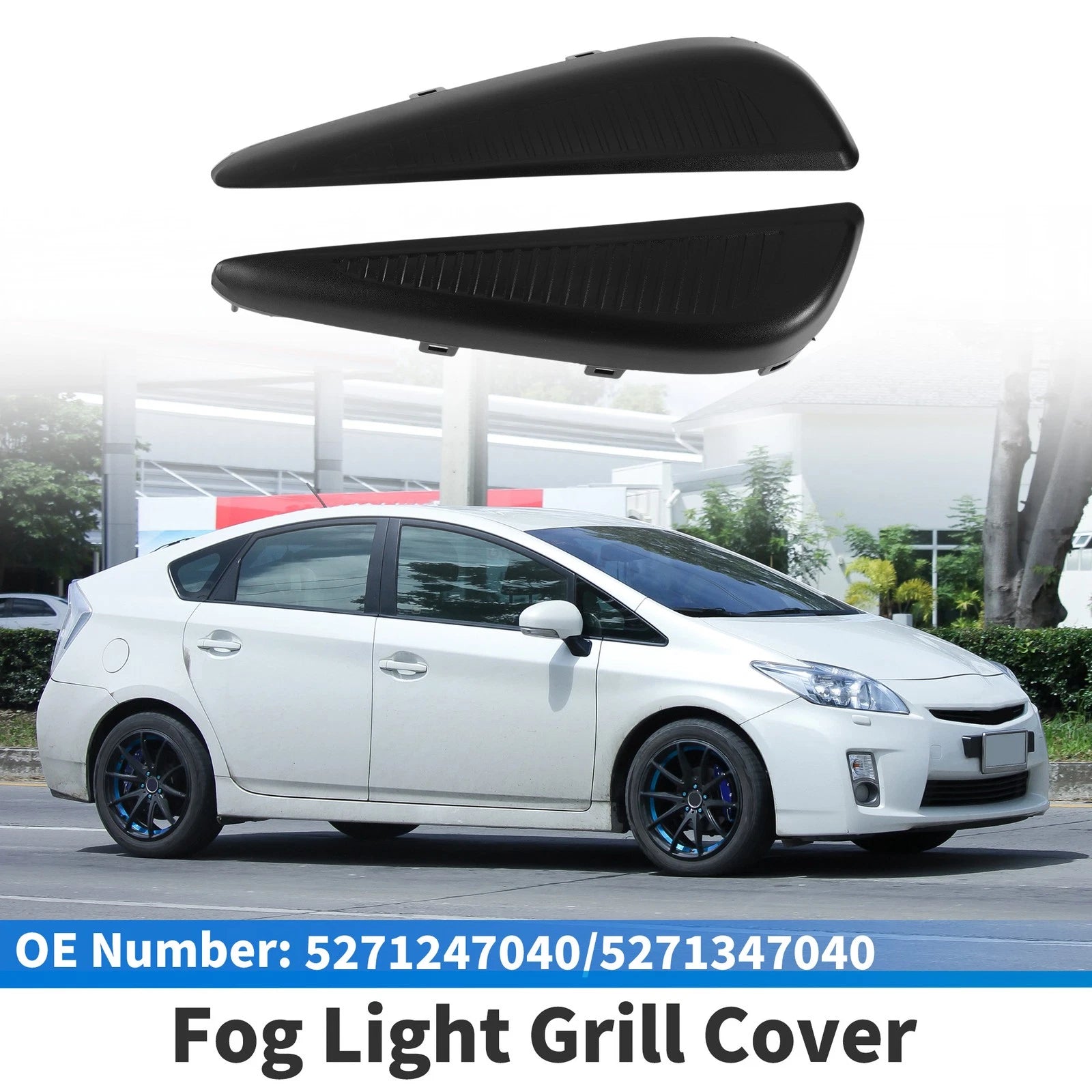 Fog Light Grill Set of 2 No.5271247040 for Toyota Prius (2019–2022)