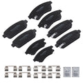 Front & Rear Ceramic Brake Pads Kit for Buick Encore (2013–2017), Verano (2012–2017)