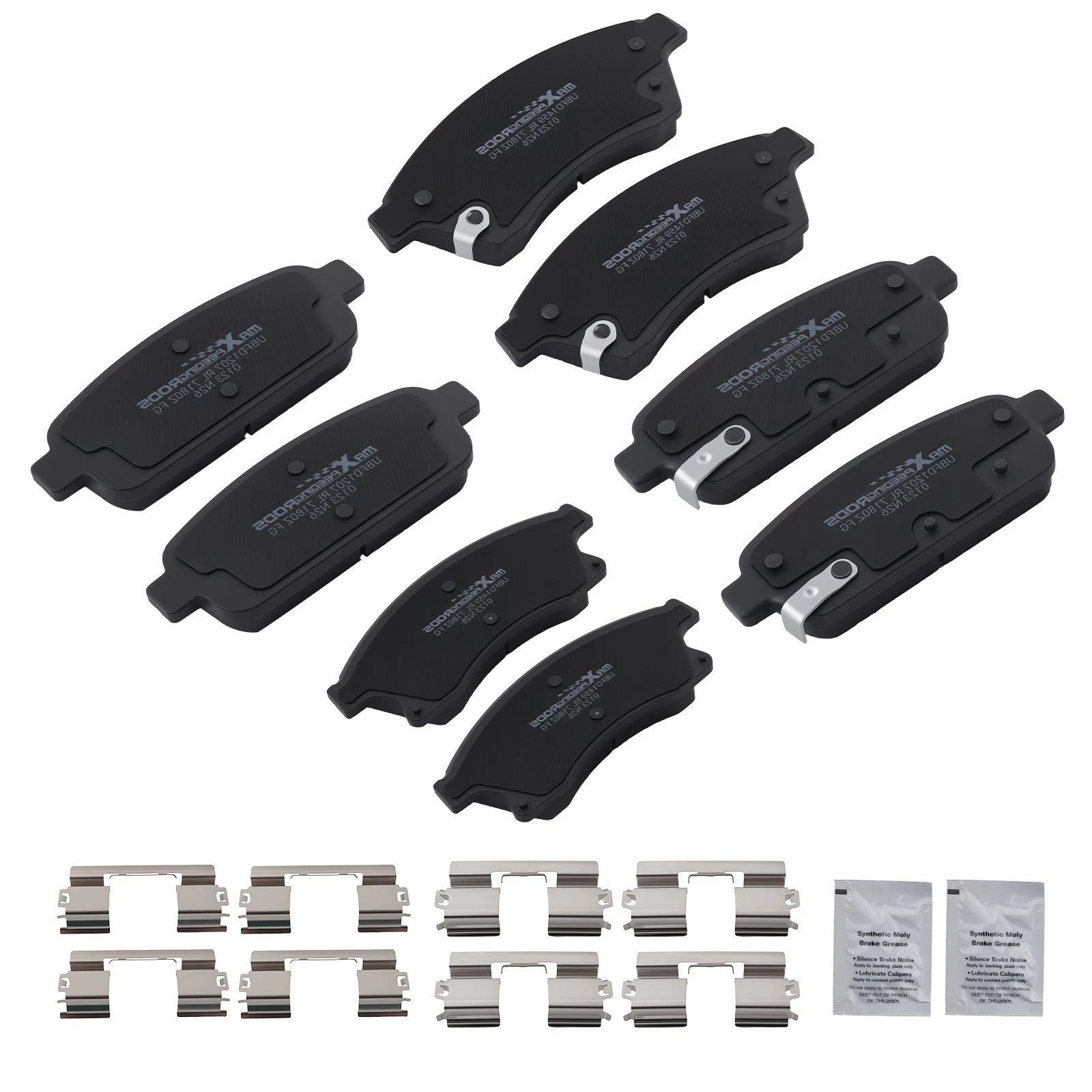 Front & Rear Ceramic Brake Pads Kit for Buick Encore (2013–2017), Verano (2012–2017)