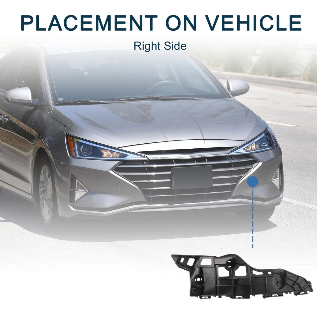 1pc Right Front Bumper Retainer Bracket No. 521450E070 for Toyota Highlander (2014–2019)