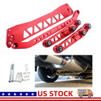 Red Rear Lower Control Arm + Subframe Brace + Tie Bar for Honda Civic EG (1992–1995)