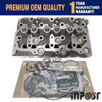 Complete Cylinder Head & Gasket Set for Kubota KX91-3 U35 L3130GST (D1503)
