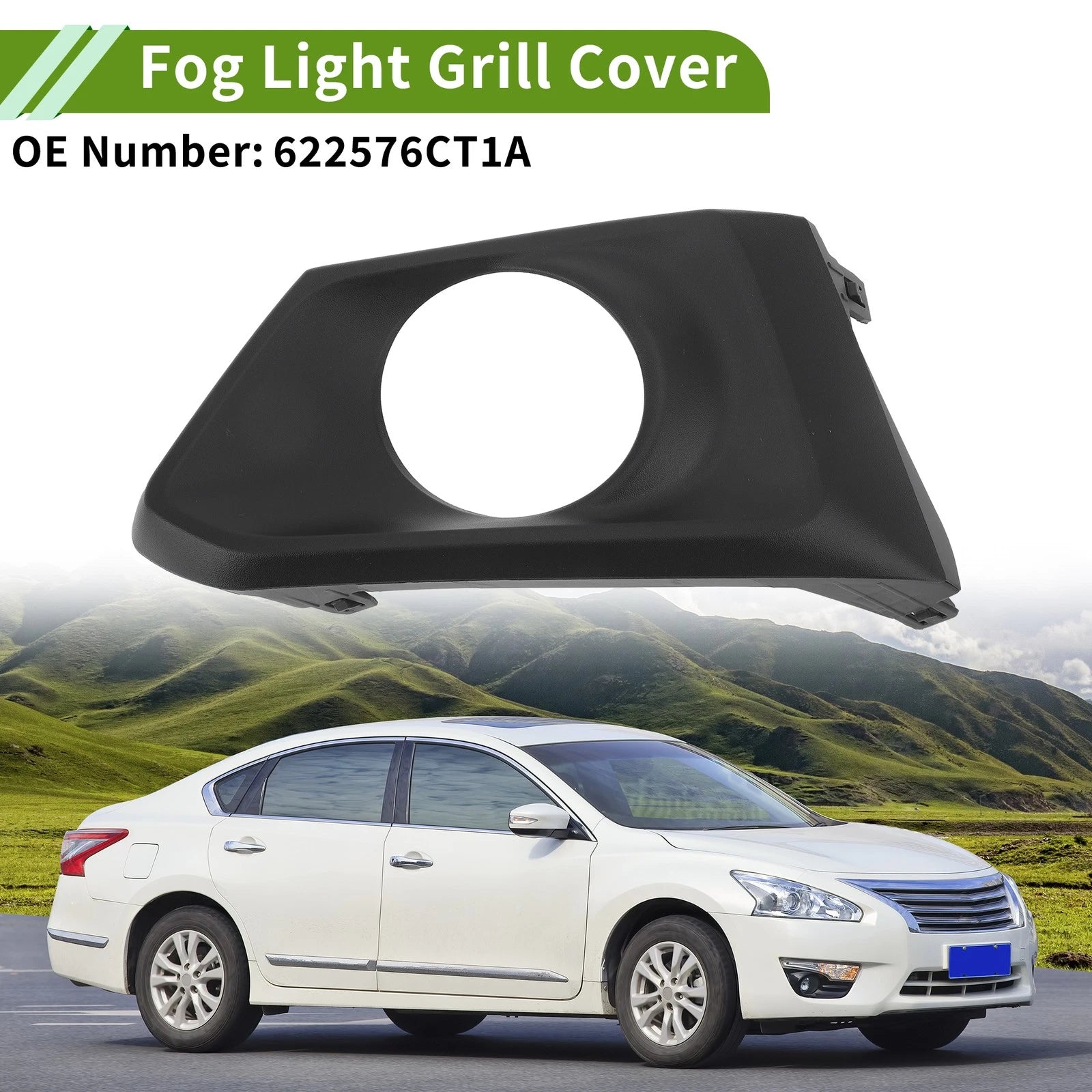 1 Pc Fog Light Grill for Nissan Altima (2019–2022) No. 622576CT1A