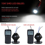 10x T10 LED Side Light Bulbs for Cars (Error Free)