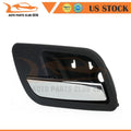 Black & Chrome Rear Interior Door Handle for Chevy GMC (2007–2014)