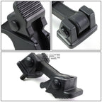 Hood Latch Lock Catch Mount Kit for Jeep Wrangler JK (2007–2017) - Matte Black