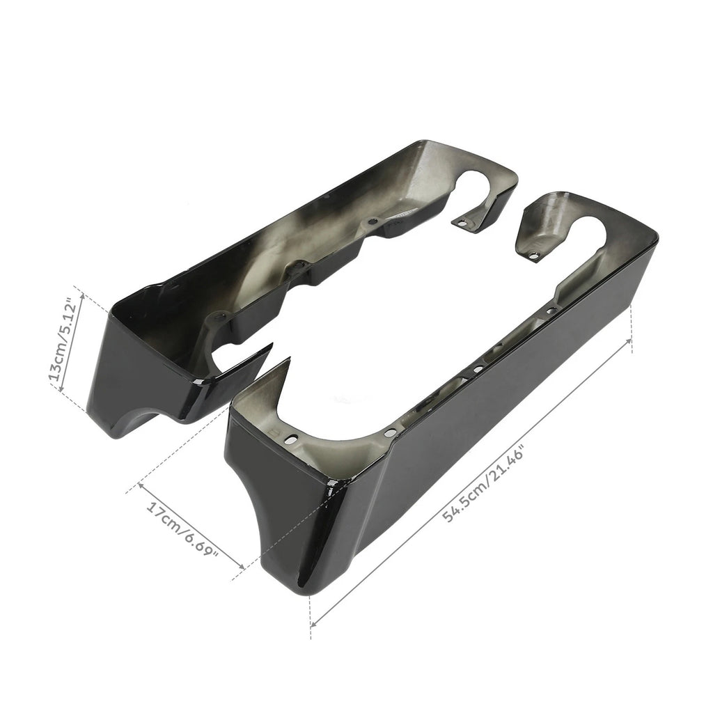 4" Saddle Bag Extensions for Harley Touring Road King (1994–2013)