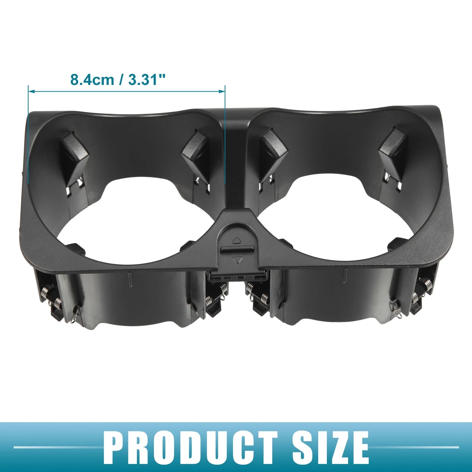 Rear Cup Holder Insert A2218130014 for Mercedes-Benz W221 (2009–2012) Black