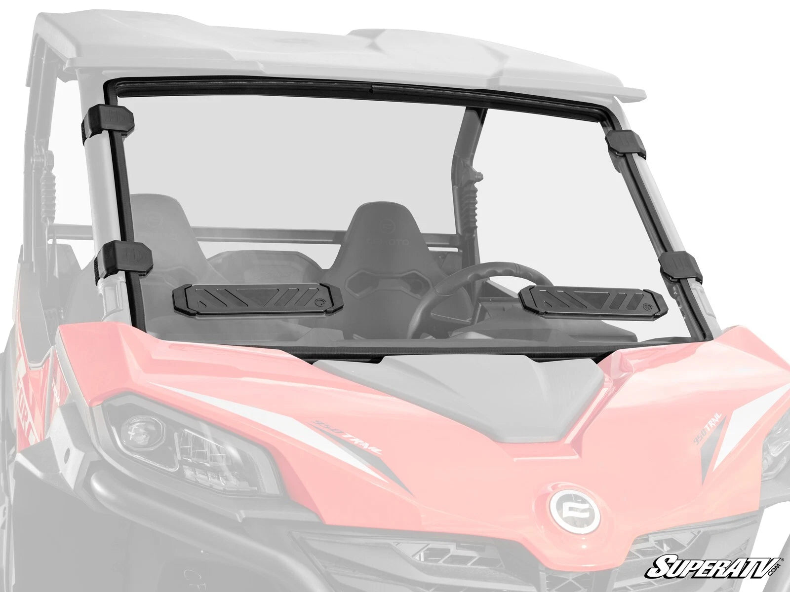 Vented Scratch Resistant Full Windshield for CFMOTO ZForce 800 (2016–2023)