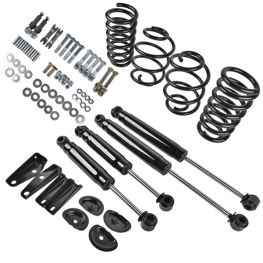 Front 3" Rear 5" Drop Lowering Kit w/ Shock Spring for Chevrolet C10 (1963–1972)