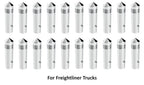 Toggle Switch Extensions 2-3/8" Chrome Spikes Set for Freightliner FLAT (—)