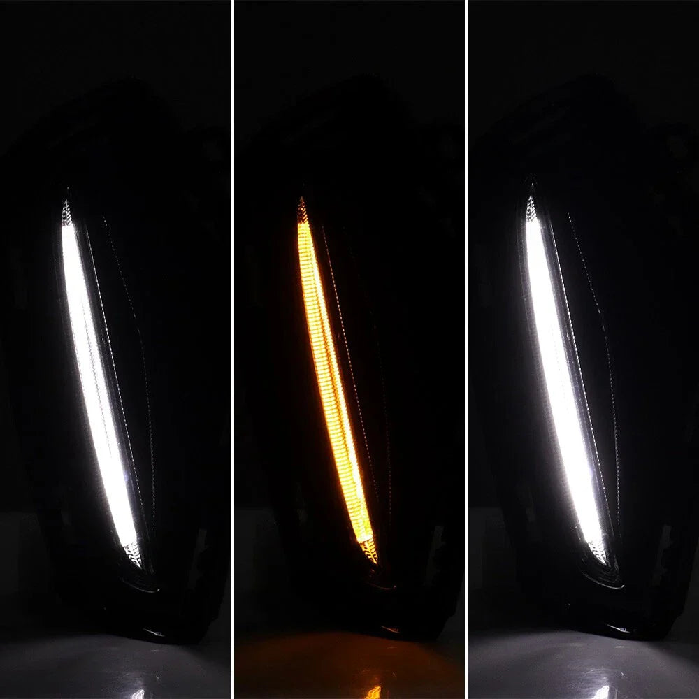 LED Dual Color Fog Light DRL Signal Lamp for 2019-2025 Toyota RAV4